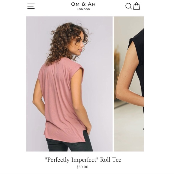 "Perfectly Imperfect" Roll Tee - Picture 2 of 7